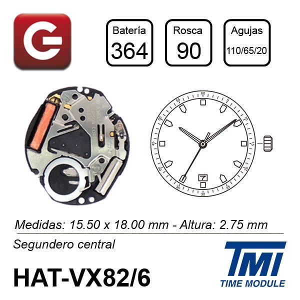 HATTORY VX82/6 HATTORY VX82/6